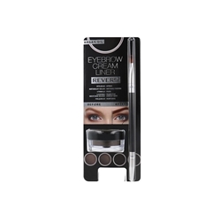 Εικόνα της Revers Eyebrow Cream Liner Brown 8 ml Σετ Περιποίησης Φρυδιών