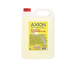 Εικόνα της Axion Επαγγελματικό Παχύρευστο Χλωροκαθαριστικό Με Άρωμα Λεμόνι 4L