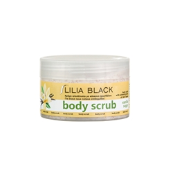 Εικόνα της Lilia Black Body Scrub Vanilla Sugar 250ml