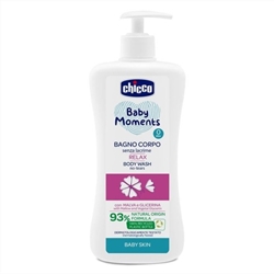 Εικόνα της Chicco Baby Moments Αφρόλουτρο Χωρίς Δάκρυα Relax 500ml