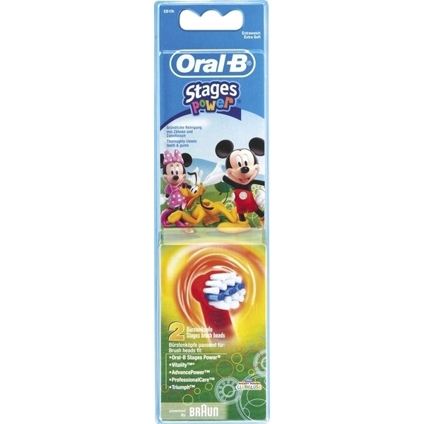 Εικόνα από Oral-B Aνταλλακτικά Stages Power Kids Mickey για Hλεκτρική Oδοντόβουρτσα 2 Tεμάχια