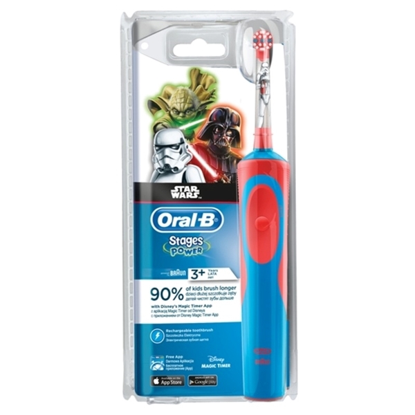 Εικόνα από Oral-B Eπαναφορτιζόμενη Oδοντόβουρτσα Vitality Kids Starwar 3+