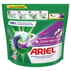 Εικόνα της Ariel Pods All in 1 Fiber Care  32 τεμαχίων