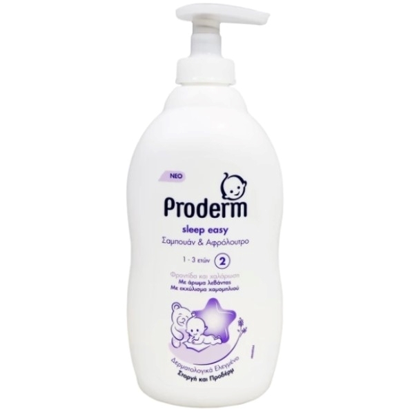 Εικόνα από Proderm Sleep Easy Αφρόλουτρο & Σαμπουάν 1-3 Ετών 400ml