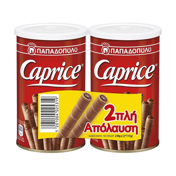 Εικόνα από Παπαδοπούλου Γκοφρέτα Γάλακτος Caprice Classic 230gr 2τμχ