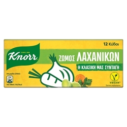 Εικόνα της Knorr Κύβοι Μαγειρικής Ζωμός Λαχανικών 10gr 12τμχ
