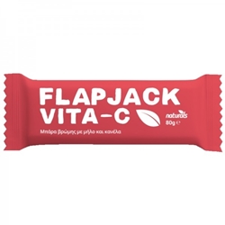 Εικόνα της Naturals Flapjack VITA-C  Μήλο & Κανέλα 80gr