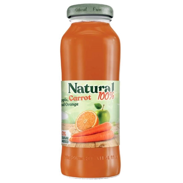 Εικόνα από Naturals Frutex Φυσικός Χυμός με γεύση Καρότο-Μήλο-Πορτοκάλι 200ml