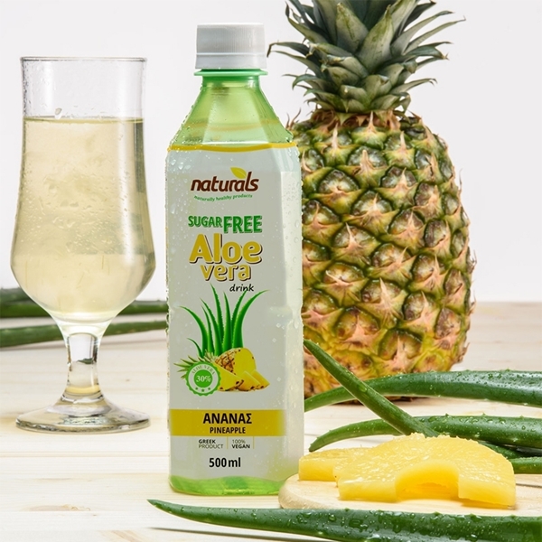 Εικόνα από Naturals Χυμός Αλόης με γεύση Ανανά 500ml