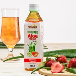 Εικόνα της Naturals Χυμός Αλόης με γεύση Φράουλα 500ml