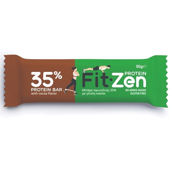 Εικόνα από Fit-Zen Μπάρα Πρωτεΐνης 35% με γεύση Κακάο 50gr