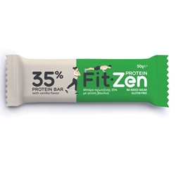 Εικόνα της Fit-Zen Μπάρα Πρωτεΐνης 35% με γεύση Βανίλια 50gr