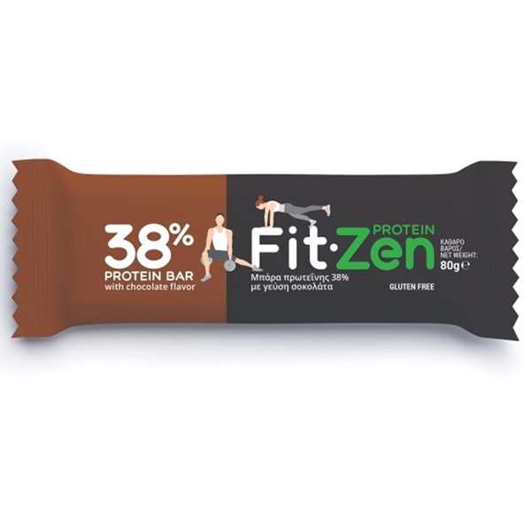 Εικόνα από Fit-Zen Μπάρα Πρωτεΐνης 38% με γεύση Σοκολάτα 80gr