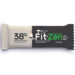 Εικόνα της Fit-Zen Μπάρα Πρωτεΐνης 38% με γεύση Βανίλια 80gr