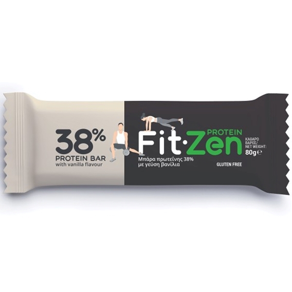 Εικόνα από Fit-Zen Μπάρα Πρωτεΐνης 38% με γεύση Βανίλια 80gr