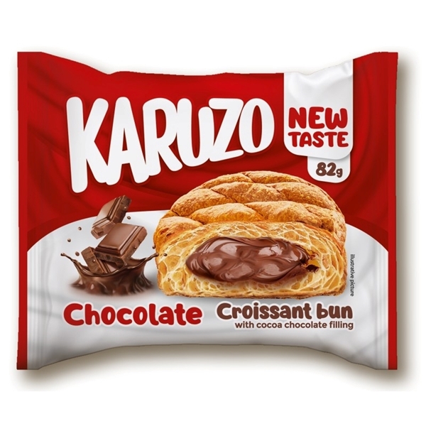 Εικόνα από Karuzo Κρουασάν Bun Chocolate 82gr