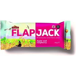 Εικόνα της Wholebake Μπάρα Βρώμης / Flapjack με Apple & Raspberry 80gr