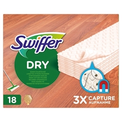 Εικόνα της Swiffer Dry Ξύλο & Παρκέ Ανταλλακτικά Πανάκια 18 Τεμαχίων