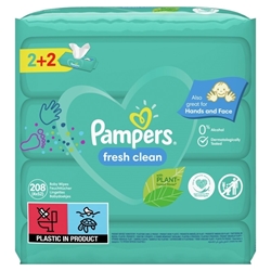 Εικόνα της Pampers Wipes Fresh 52 Tεμαχίων 2+2 Δώρο