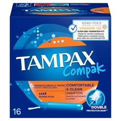 Εικόνα της Tampax Compak Super Plus 16 Tεμαχίων