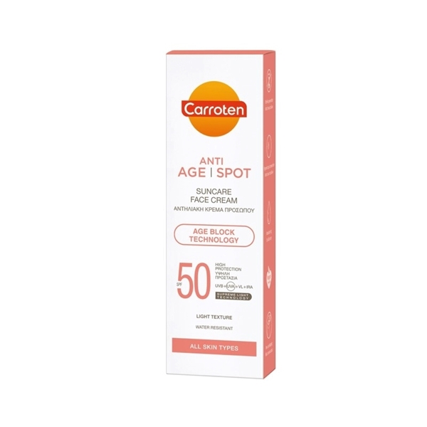 Εικόνα από Carroten Anti Age Spot Αντηλιακή Κρέμα Προσώπου SPF50 50ml