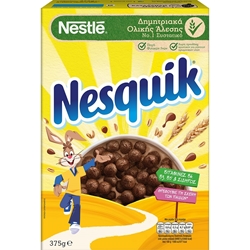 Εικόνα της Nestle Δημητριακά Σίτου Nesquik Μπιλίτσες Σοκολάτας Ολικής Άλεσης 375gr