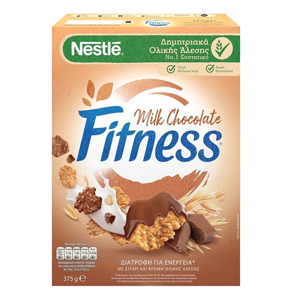 Εικόνα από Nestle Νιφάδες Fitness Chocolate Ολικής Άλεσης 375gr