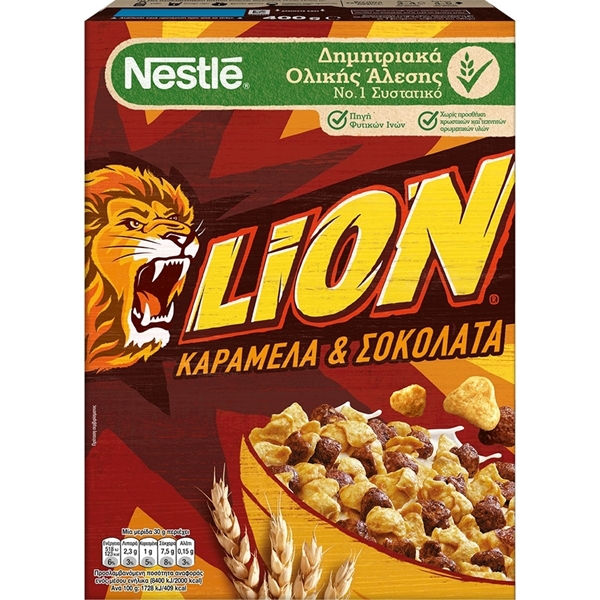 Εικόνα από Nestle Δημητριακά Σίτου Lion Ολικής Άλεσης 400gr