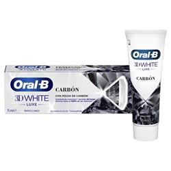 Εικόνα της Oral-B 3D White Luxe Perfection Charcoal με Σκόνη Άνθρακα για Λεύκανση 75ml