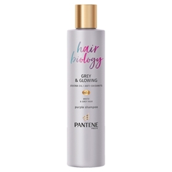 Εικόνα της Pantene Hair Biology Shampoo Grey & Glowing Σαμπουάν για Άσπρα & Γκρίζα Μαλλιά 250ml.