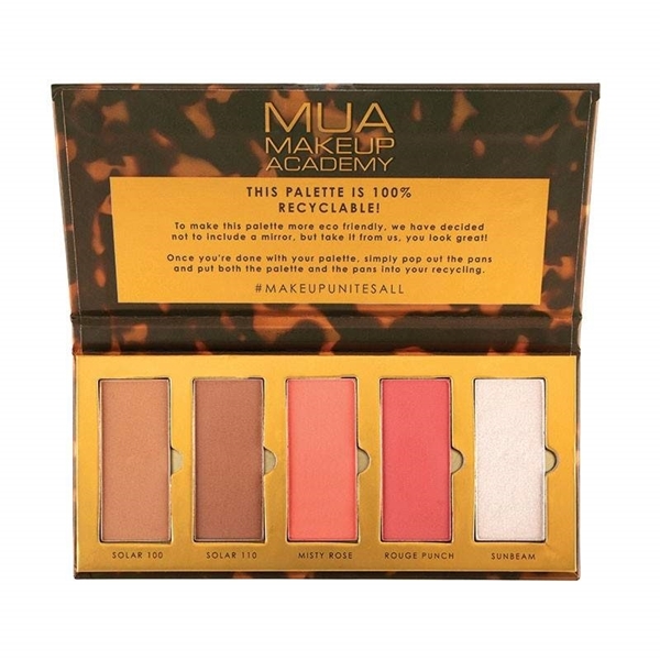 Εικόνα από Mua Makeup Academy Face Pallette  Golden Hour