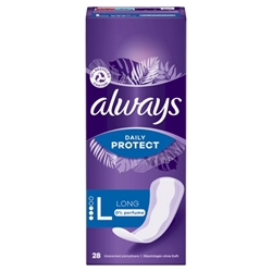 Εικόνα της Always Dailies Extra Protect Long Σερβιετάκια 0% Άρωμα 28τμχ