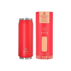 Εικόνα της Estia Travel Cup Save The Aegean Red Μatte 0.5lt