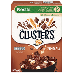 Εικόνα της Nestle Νιφάδες Σίτου Clusters Σοκολάτα Ολικής Άλεσης 330gr