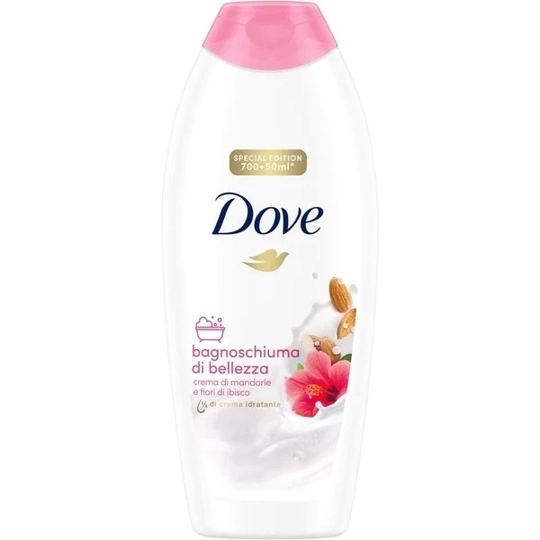 Εικόνα από Dove Αφρόλουτρο Almond & Hibiscus Flowers 750ml