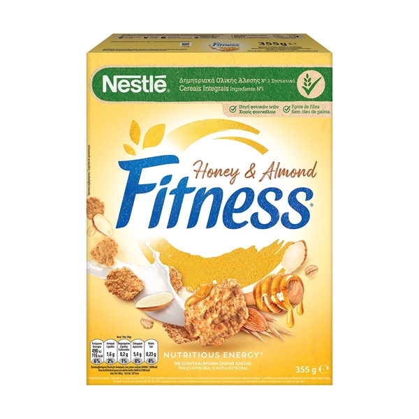 Εικόνα από Nestle Νιφάδες Fitness Honey & Almond Ολικής Άλεσης 355gr