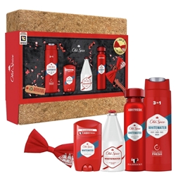 Εικόνα της Old Spice White Water Stick 50ml +Spray 150ml+3-1 Shower Gel 250ml+ After Shave 100ml+Παπιγιον+ Kουτί