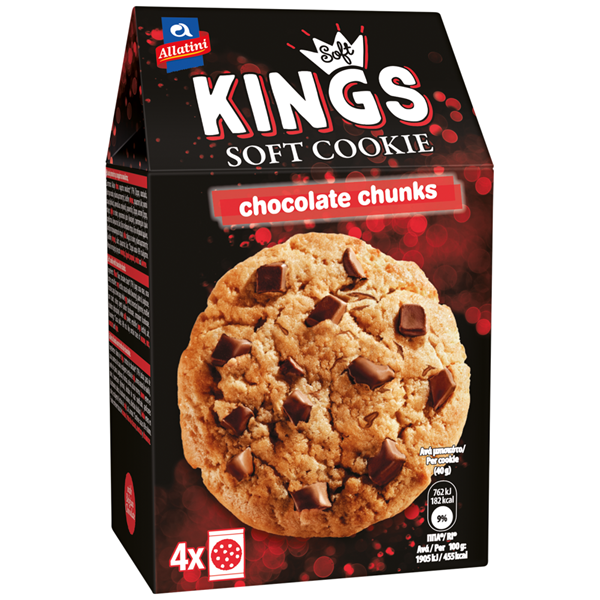 Εικόνα από Αλλατίνη Kings Soft Cookie Chocolate Chunks 160gr