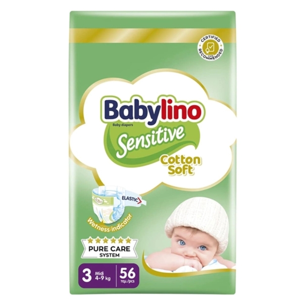 Εικόνα από Babylino Sensitive No3 56Tεμ 4-9kg