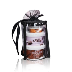 Εικόνα της Beauty Line Σετ Chocolate Κρέμα Σώματος 250ml Πήλινγκ 250ml Κρέμα Χερίων 50ml
