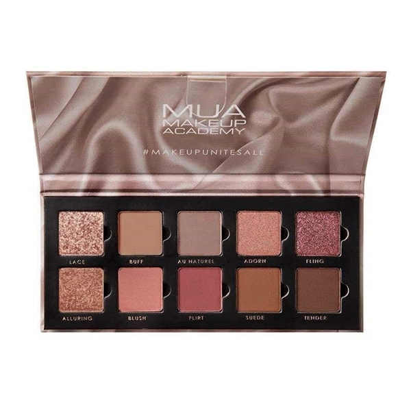 Εικόνα από Mua Makeup Academy Eyeshadow Pallette Silk Nudes 10 Shade 11g