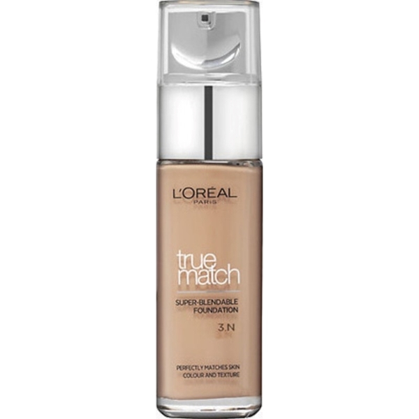 Εικόνα από L'Oreal True Match Super Blendable Foundation 3N Beige Creme Neutral Undertone 30ml