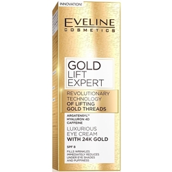 Εικόνα της Eveline Κρέμα Ματιών Gold Lift Expert SPF8 15ml