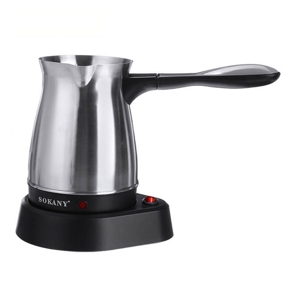 Εικόνα από Sokany SK-214 Ηλεκτρικό Μπρίκι 600W  Inox με Χωρητικότητα 500ml