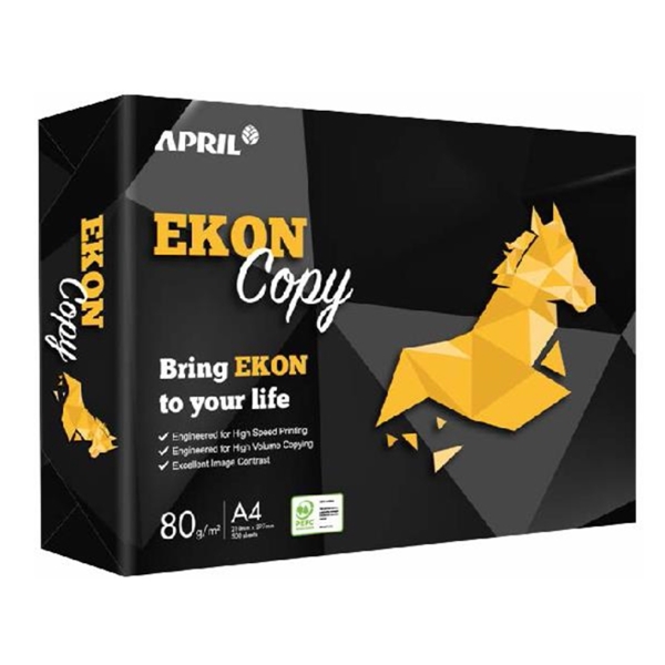 Εικόνα από Ekon Copy Χαρτί Εκτύπωσης A4 80gr/m² 500 φύλλα