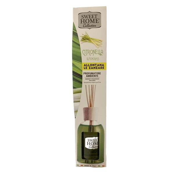 Εικόνα από Diffuser Sweet Home Citronella  100ml Αρωματικό Χώρου Με Sticks