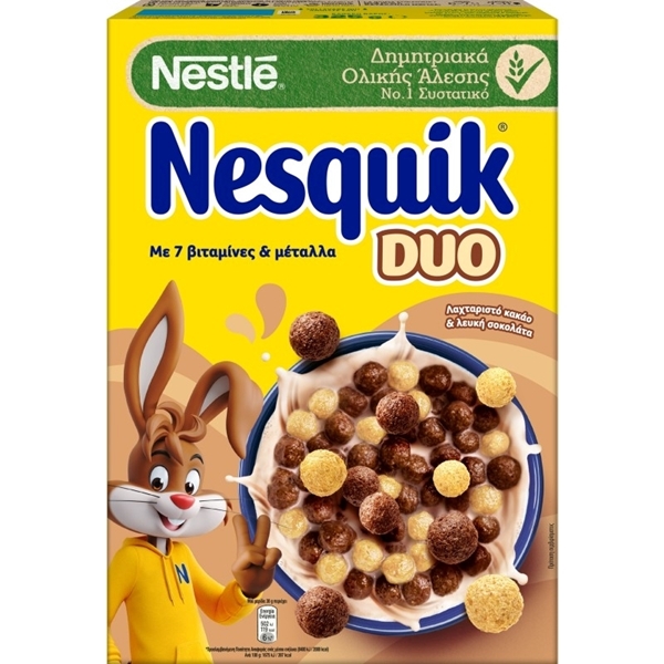 Εικόνα από Nestle Δημητριακά Nesquik Duo Ολικής Άλεσης 325gr