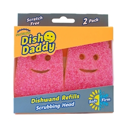 Εικόνα της Scrub Daddy Ανταλλακτικά για Dish Daddy (Σετ. 2 τεμ) Ρόζ
