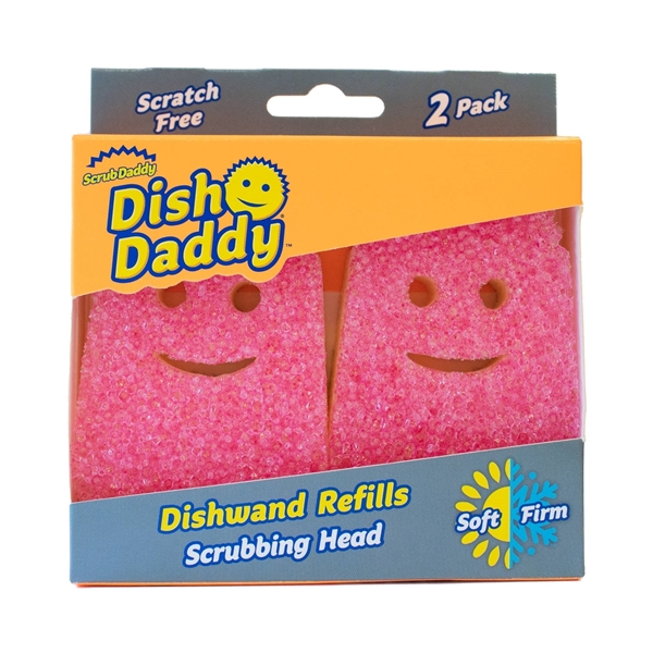 Εικόνα από Scrub Daddy Ανταλλακτικά για Dish Daddy (Σετ. 2 τεμ) Ρόζ