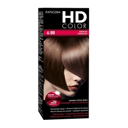 Εικόνα της Farcom Βαφή Μαλλιών HD Color No 6.88 Σοκολατί ,60ml